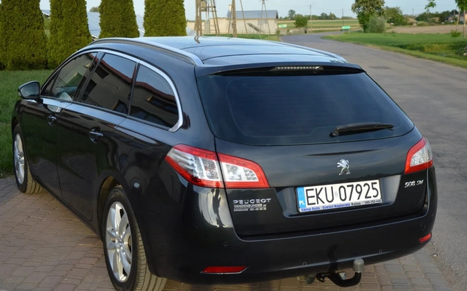 Peugeot 508 cena 30900 przebieg: 279000, rok produkcji 2012 z Kutno małe 379